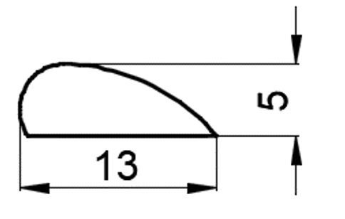 P04/Глянец. Порожек алюминиевый.