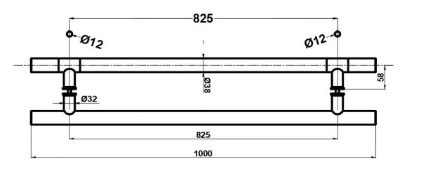 HDL633/Ручка офісна/1000-825-32/золото