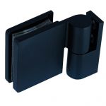 SH50-L/BLACK/Петля стена стекло c функцией подъёма/левая