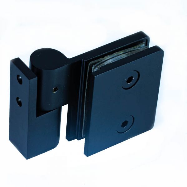 SH50-R/BLACK/Петля стена стекло c функцией подъёма/правая