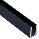 P01/8mm/черный . Профиль алюминиевый.