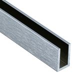 P01/8mm/нерж. мат. Профиль алюминиевый.