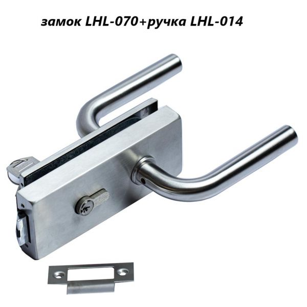 LHL070/Замок под ключ/нерж. мат.
