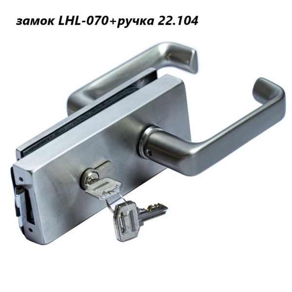 LHL070/Замок под ключ/нерж. мат.