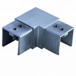  A00WP21Q/угловое соединение/матовая нерж.