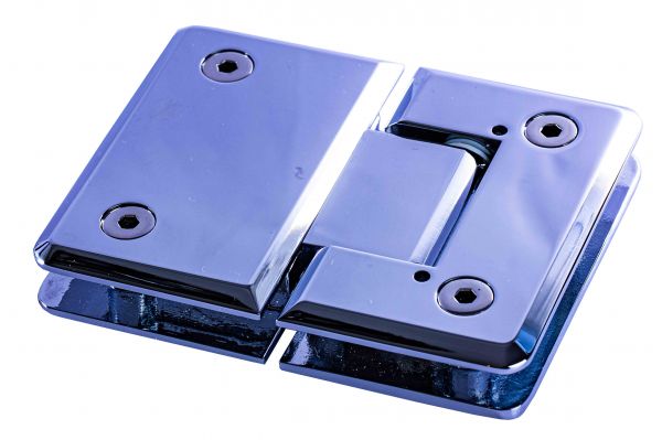 HDL303C-H1103K/Петля скло-скло 180 градусів з регульованим кутом фіксації/глянець