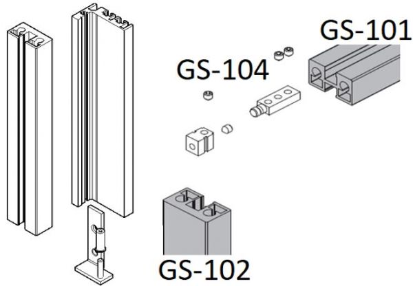  GS101/Профіль горизонтальний / анод