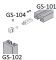 GS103/Комплект для кріплення кутів GS-101/102