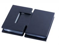 SH180B/BLACK. Петля скло-скло 180 градусів з фіксацією