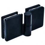 SH51-R/BLACK/Петля стекло-стекло c функцией подъёма/правая