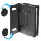 SHT-B3-AD/BLACK Петля стена стекло c фиксацией / покрытие - BLACK MATT 