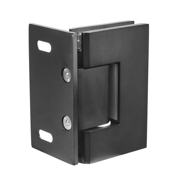 SHT-B3-AD/BLACK Петля стена стекло c фиксацией / покрытие - BLACK MATT 