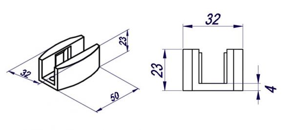 SL-001 / Комплект фурнітури для розсувних дверей
